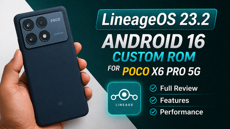 LineageOS 23.2 for Poco X6 Pro 5G